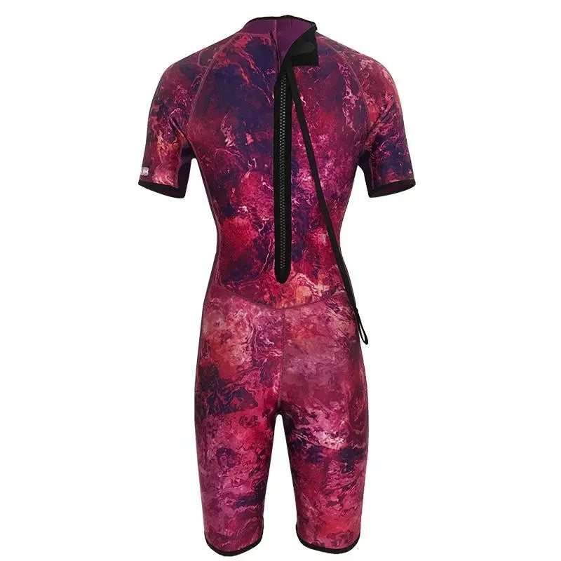 Free-Sub 2mm Dreams Purple Kadın Shorty (Kısa) Sörf, Scuba Tüplü Dalış Elbisesi Wetsuit - Dalış Elbisesi Market
