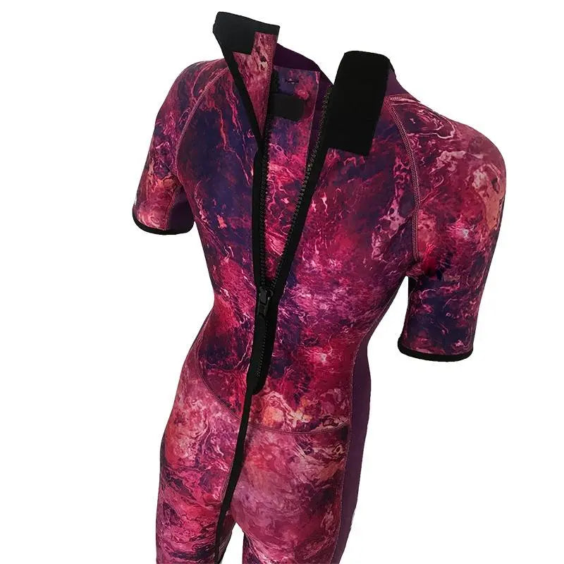 Free-Sub 2mm Dreams Purple Kadın Shorty (Kısa) Sörf, Scuba Tüplü Dalış Elbisesi Wetsuit - Dalış Elbisesi Market