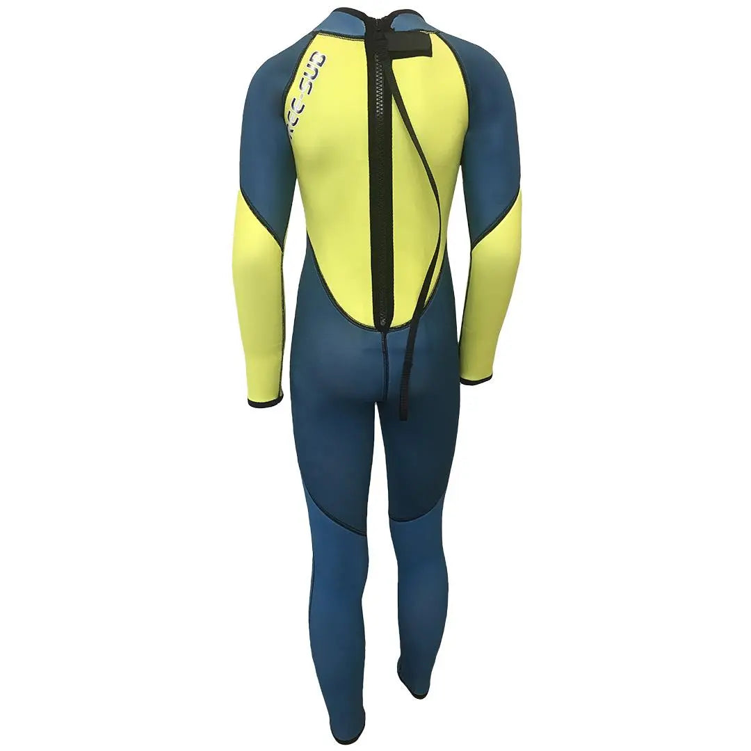 Free-Sub 3mm Çocuk Sörf Scuba Tüplü Dalış Elbisesi Wetsuit Blue - Dalış Elbisesi Market