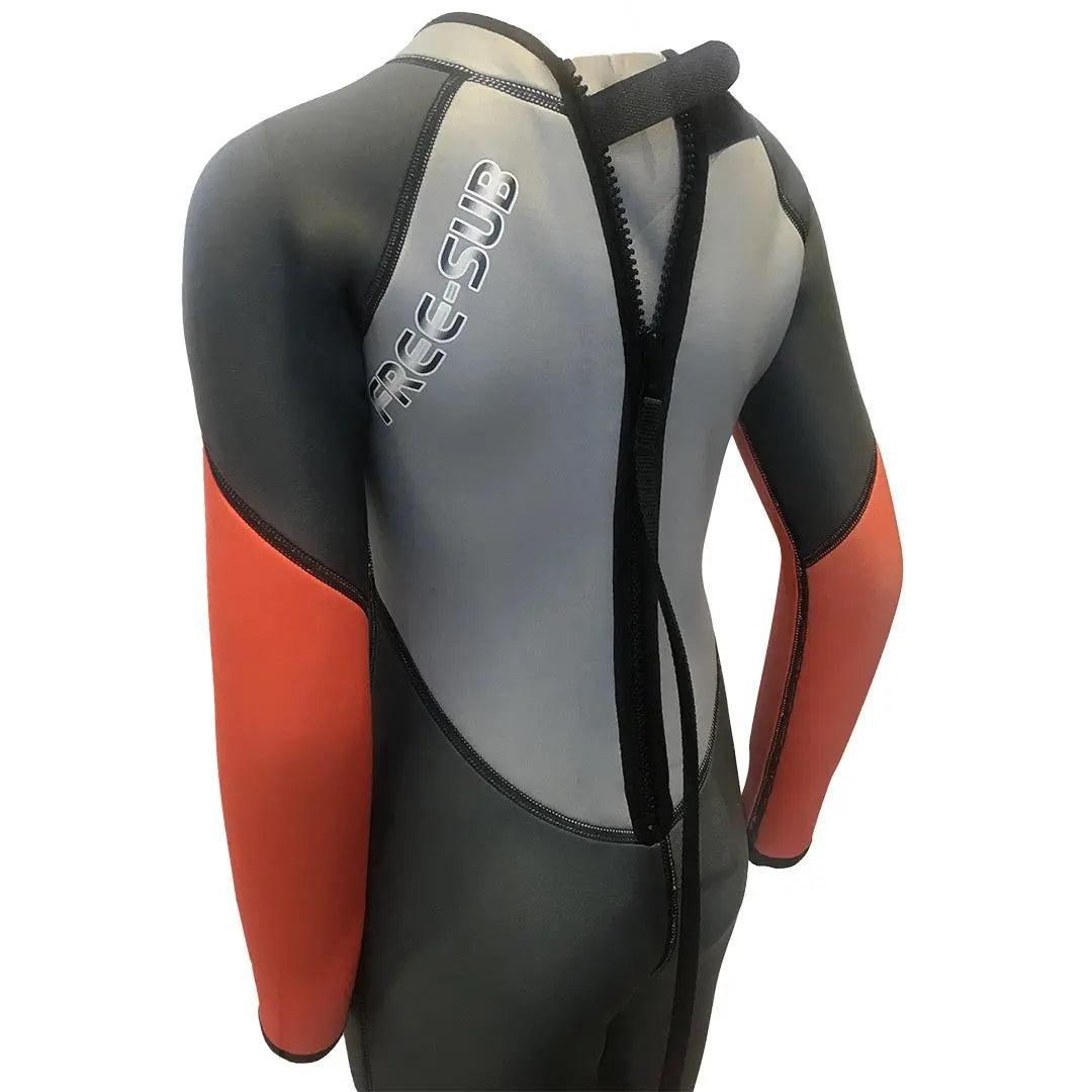 Free-Sub 3mm Çocuk Sörf Scuba Tüplü Dalış Elbisesi Wetsuit Red - Dalış Elbisesi Market