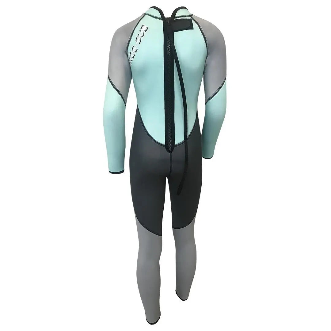 Free-Sub 3mm Çocuk Sörf Scuba Tüplü Dalış Elbisesi Wetsuit Turkuaz - Dalış Elbisesi Market