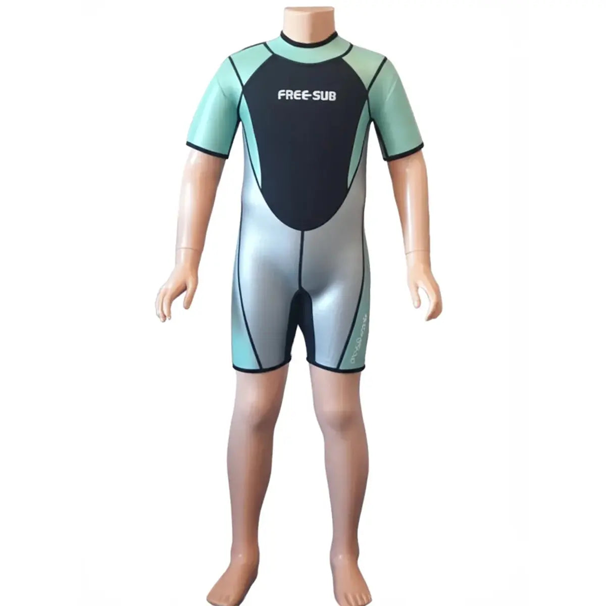 Free-Sub 3mm Çocuk Shorty (Kısa), Sörf Yüzme Scuba Tüplü Dalış Elbisesi - Dalış Elbisesi Market