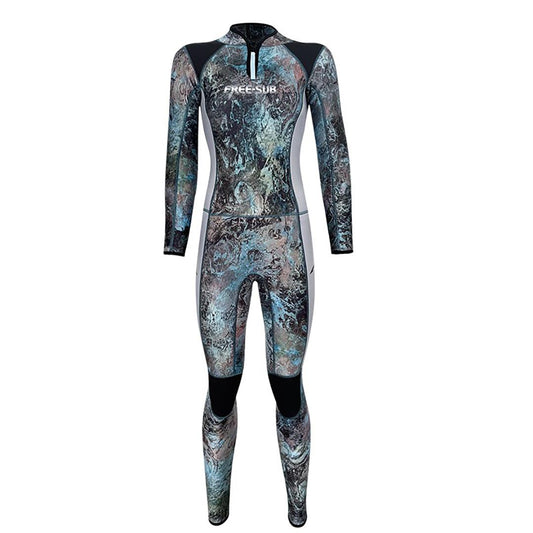 Free-Sub 3mm Dreams Garden Kadın Wetsuit Sörf, Yüzme ve Dalış Elbisesi