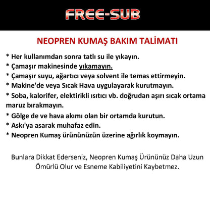 Free-Sub 7mm Jarse/Havlu Kaymaz Tabanlı Dalış Çorabı - Dalış Elbisesi Market