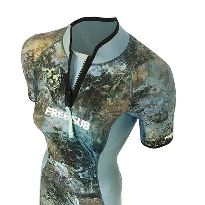 Free-Sub 2mm Dreams Garden Kadın Shorty (Kısa) Sörf, Scuba Tüplü Dalış Elbisesi Wetsuit - Dalış Elbisesi Market