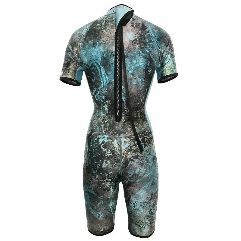 Free-Sub 2mm Dreams Garden Kadın Shorty (Kısa) Sörf, Scuba Tüplü Dalış Elbisesi Wetsuit - Dalış Elbisesi Market