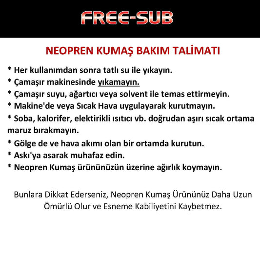 Free-Sub 3mm Dalış Başlığı - Dalış Elbisesi Market