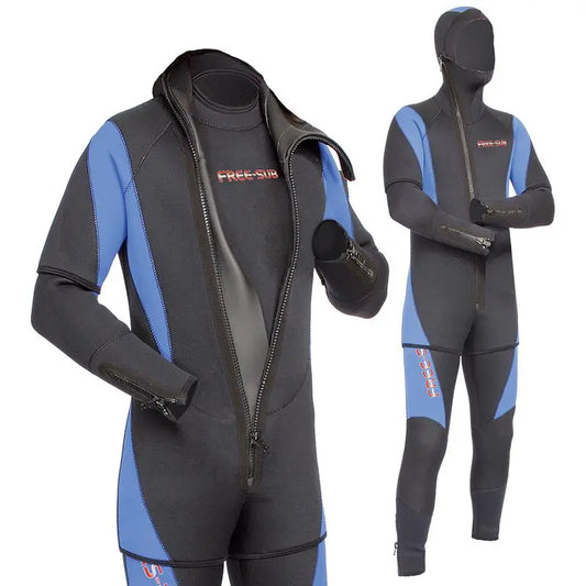 Free-Sub 5mm Dört Mevsim, Scuba, Tüplü Dalış Elbisesi (Takım) - Dalış Elbisesi Market