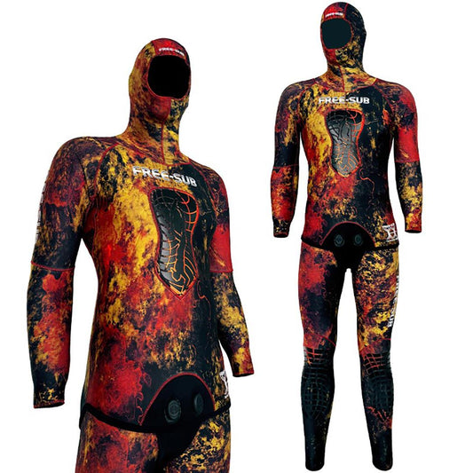 Free-Sub 3mm Assos Red Yamamoto Avcı Serbest Dalış Elbisesi 