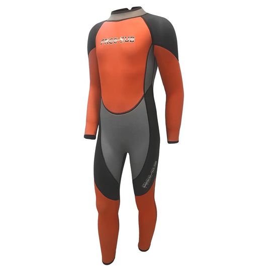 Free-Sub 3mm Çocuk Sörf Scuba Tüplü Dalış Elbisesi Wetsuit Red - Dalış Elbisesi Market