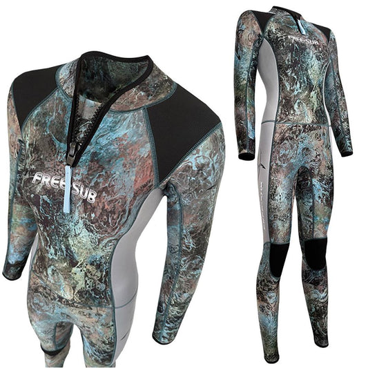 Free-Sub 3mm Dreams Garden Kadın Wetsuit Sörf, Yüzme ve Dalış Elbisesi 