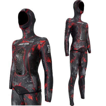 Free-Sub 5mm Troya Yamamoto39 Kadın Avcı Dalış Elbisesi - Dalış Elbisesi Market