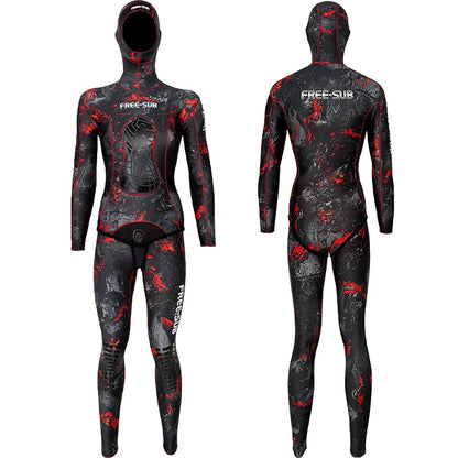 Free-Sub 5mm Troya Yamamoto39 Kadın Avcı Dalış Elbisesi - Dalış Elbisesi Market