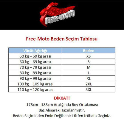 Free-Moto Motorsikletçi Cepli Dik Yaka Neopren Yelek - Dalış Elbisesi Market