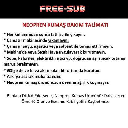 Free-Sub Güderi Siyah Dalış Eldiveni - Dalış Elbisesi Market